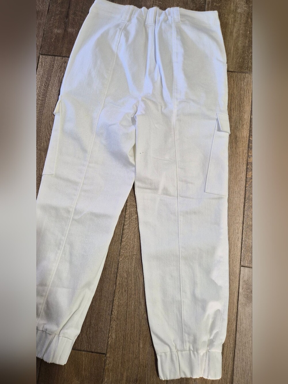 Cinq A Sept White Kelly Skinny Cargo Crop Jeans Size 6 - Picture 7 of 9